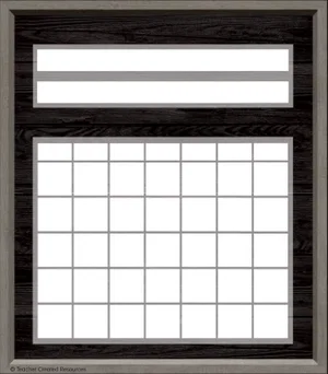 Incentive Charts Modern Farmhouse  -