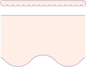Scalloped Border Trim Blush