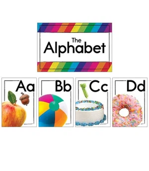 Bulletin Board Set Photographic Alphabet
