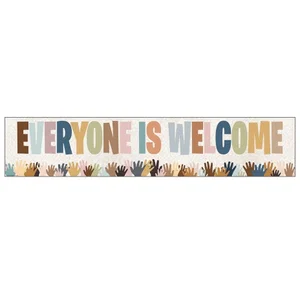 Everyone is Welcome Helping Hands Banner