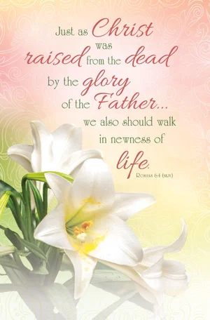 Bulletin - Easter Just As Christ Was Raised - 100pk