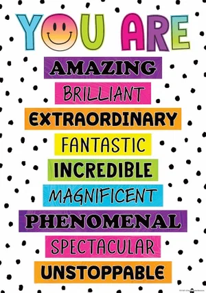 Brights 4Ever - You Are Amazing Positive Poster