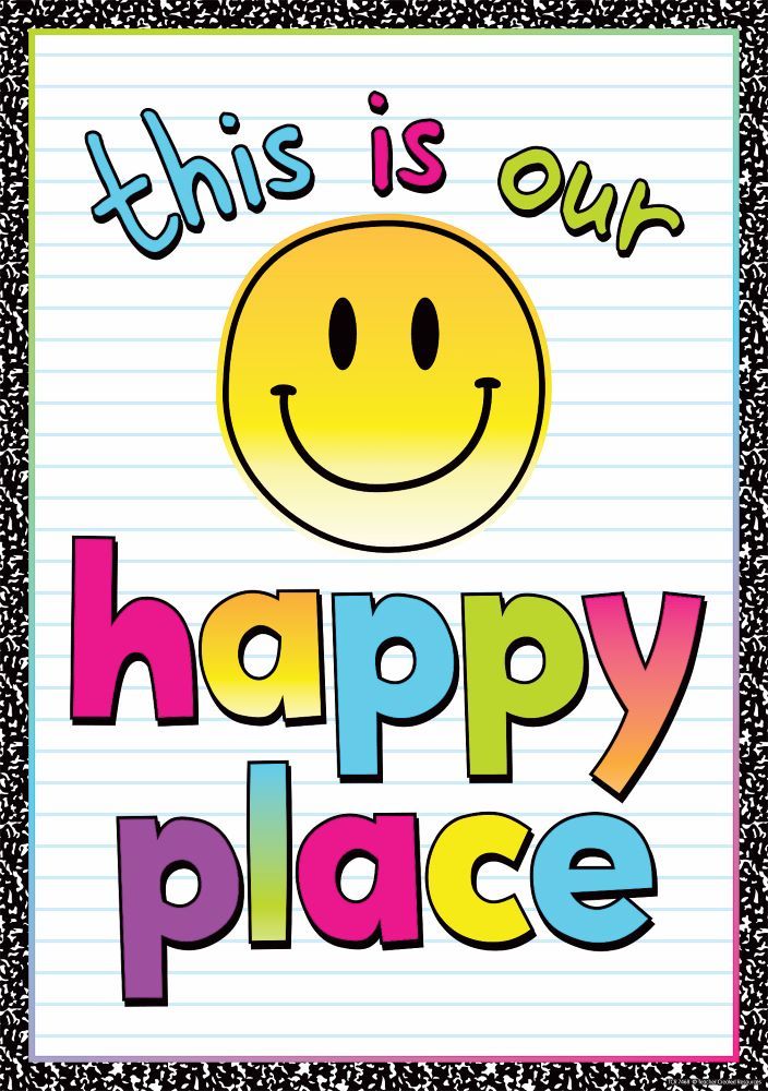 Image of Brights 4Ever – Happy Place Positive Poster
