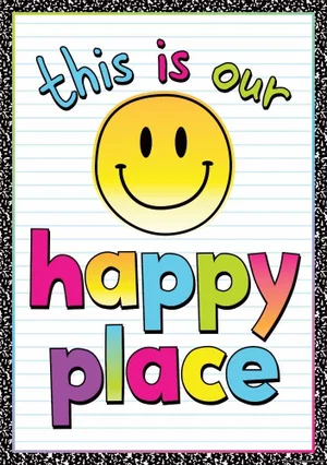 Brights 4Ever - Happy Place Positive Poster