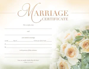 Marriage Certificate