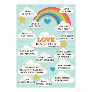 Large Poster - Love Never Fails
