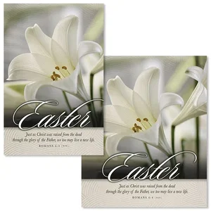 Bulletin - Easter A New Life, Romans 6:4 (NIV) - 100pk