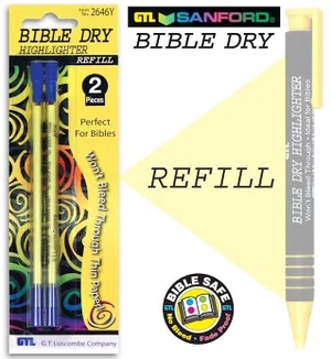 Refill For Yellow Bible Highlighter