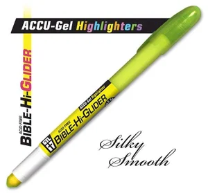 Highlighter-ACCU-Gel Bible Hi-Glider-Yellow