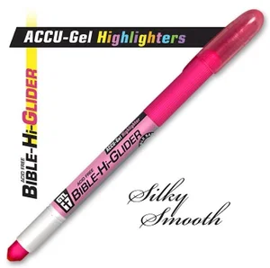 Highlighter-Accu-Gel Bible Hi-Glider-Pink