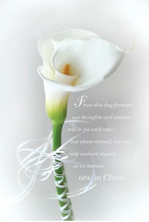Bulletin Wedding - From this day forward