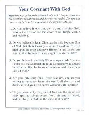Your Covenant With God