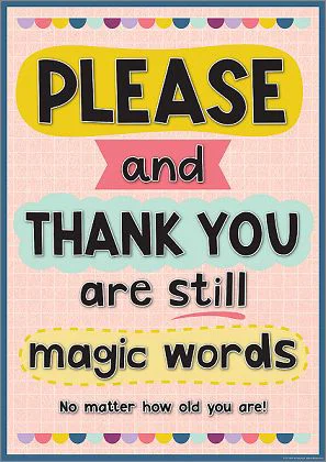 Positive Poster Magic Words 13?" x 19""