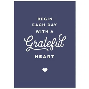 Large Poster - Grateful Heart