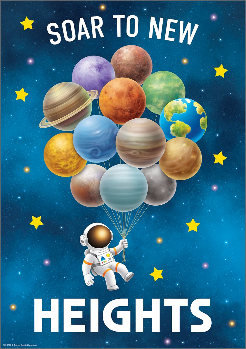 Soar to New Heights Positive Poster