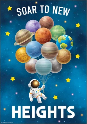 Soar to New Heights Positive Poster