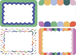 Colour Crush Name Tags/Labels - Multi-Pack
