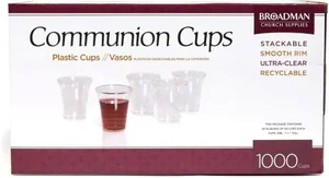 Communion Cups Plastic – 1,000 pk