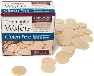 Communion Wafers (Round) 50/pk - Gluten Free