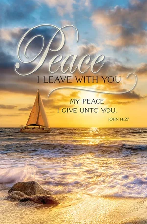Bulletin General Peace I Leave With You John 14:27 (pkg of 100)