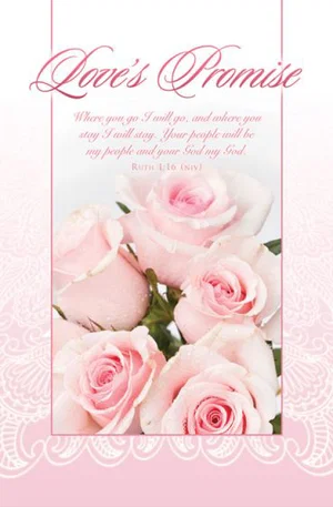 Bulletin Wedding - Love's Promise -