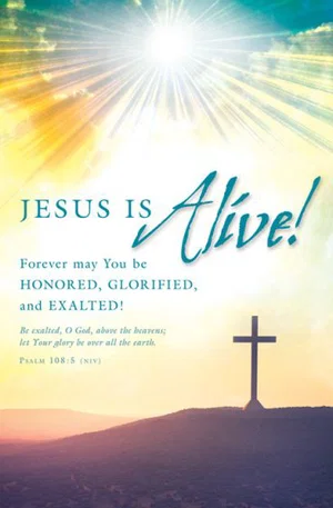 Offering Envelope - Easter Jesus is Alive! Psalm 108:5