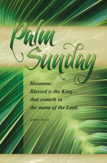 Image of Bulletin: Palm Sunday – Hosanna
