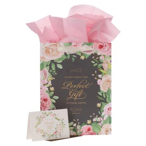 Gift Bag w/ Card LG Portrait Every Good & Perfect Gift James