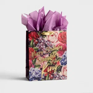 Daughter of King Birthday - Large Specialty Gift Bag