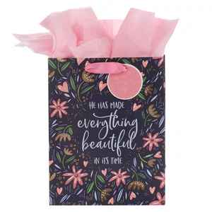 Medium Gift Bag He Has Made Everything Beautiful - Ecclesiastes 3:11