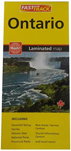 Map Ontario Fast Track Folded Plastic
