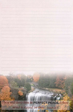 Note Pad Waterfall 6" x 9"