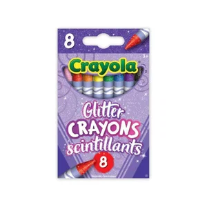Crayola Glitter Crayons, 8 Count