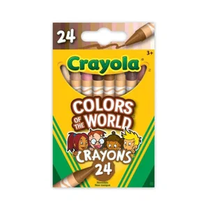 Crayola Colours of the World Skin Tone Crayons - 24pk