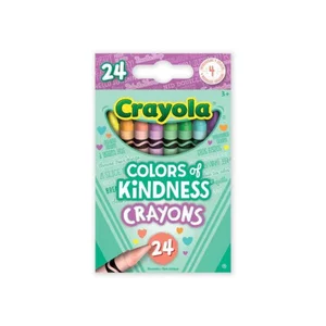 Crayola Colours of Kindness Crayons, 24 Count