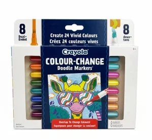 Colour-Change Doodle Markers, 8 Count