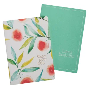 Notebook Set 2pc Orange Blossoms