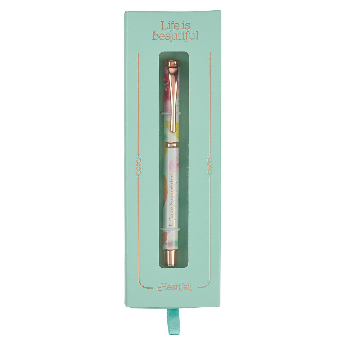 Image of Pen in Gift Box Pink Daisies Beautiful