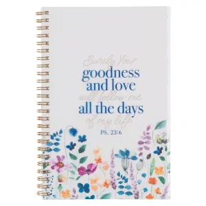 Notebook Wirebound Goodness & Love Ps. 23:6