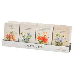 Small Floral Notepad Pre-Packed Merchandiser
