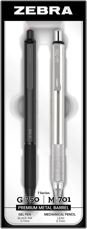Zebra Premium Gel Pen/Pencil Gift Set - Fine Point, 0.7mm