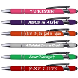 Easter Religious Comfort Feel Pens Assorted Colours