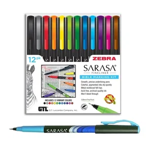 Zebra Sarasa Bible Marking Kit - 12 pk