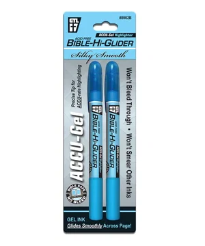 Accu-Gel Bible-Hi-Glider Orange - 2 pk