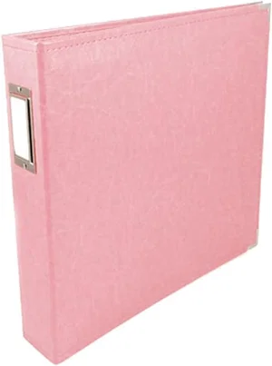 Album Leather D-Ring Pretty Pink 12x12"