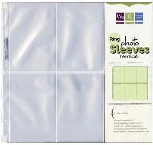 We R Ring Photo Sleeves 12"X12"" 10/Pkg