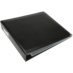 Album D-Ring Leather Black 12"X12""