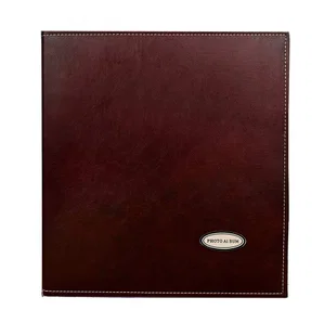 Photo Albums Pioneer Burgandy Sewn Leather 4x6 300 pockets