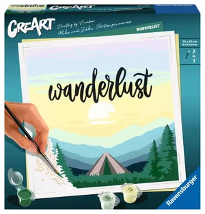CreArt Explore - Wanderlust 8"x8" Paint By Number