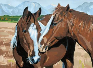 Paint by Number - Making Friends - Adult